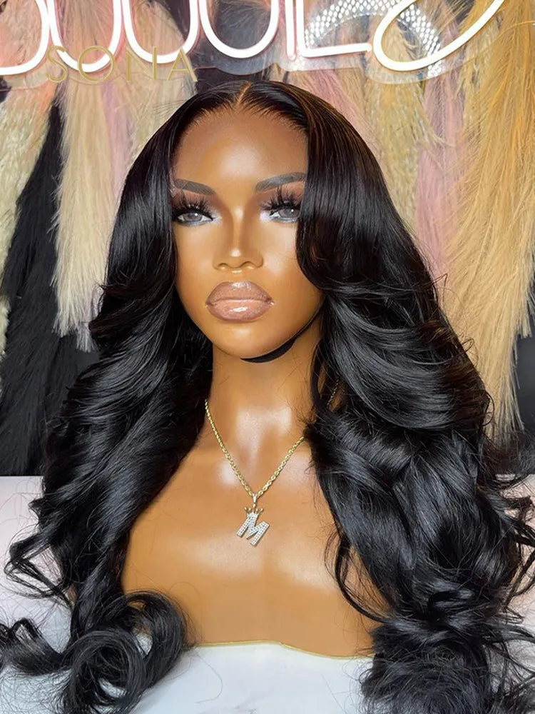 Ombre Ash Honey Blonde13x6 HD Transparent Lace Frontal Wig Human Hair 13X4 Lace Front Human Hair Wig With Brown Root